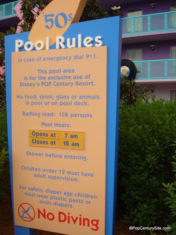 Pool Rules and Hours